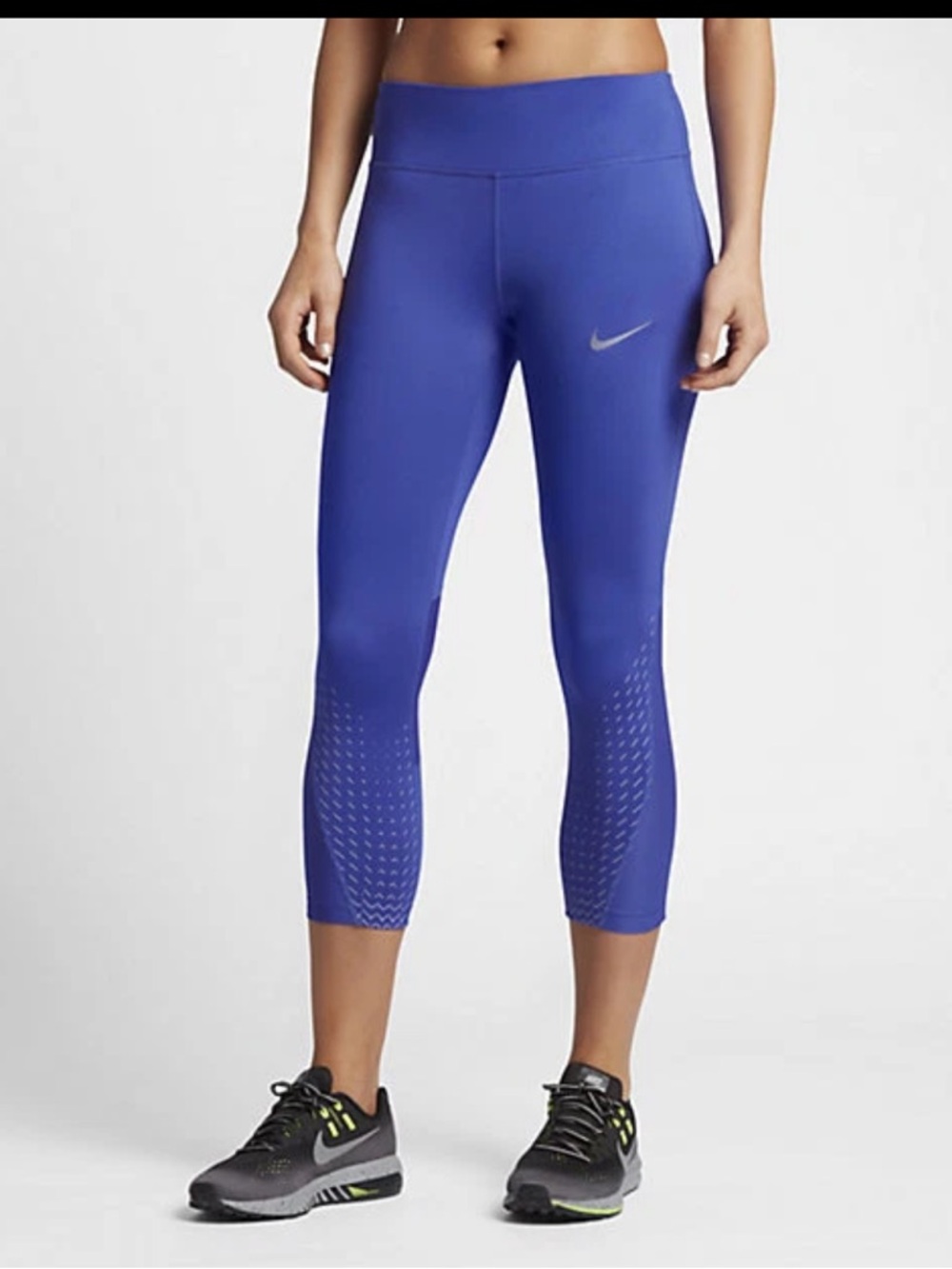 Nike DriFit Power Runner in Electric Blue Cropped Legging